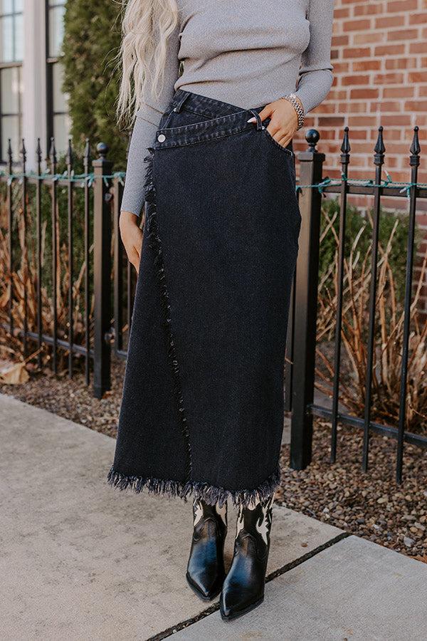 The Ashley Denim Skirt Product Image