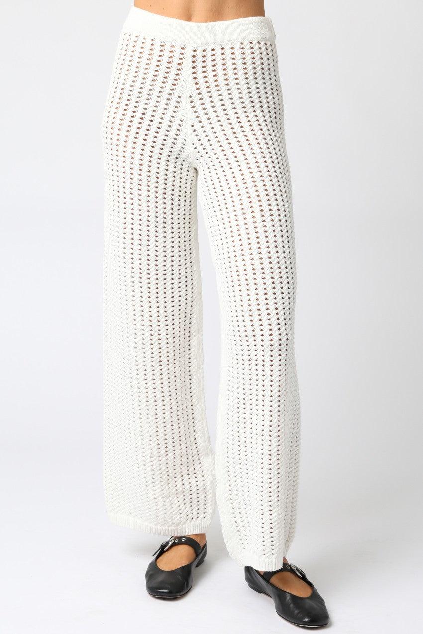 Joanie Crochet Pants | White Product Image