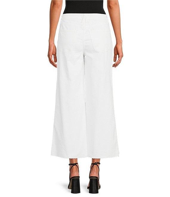 Good American Good Waist Ultra High Rise Cropped Palazzo Jeans Product Image