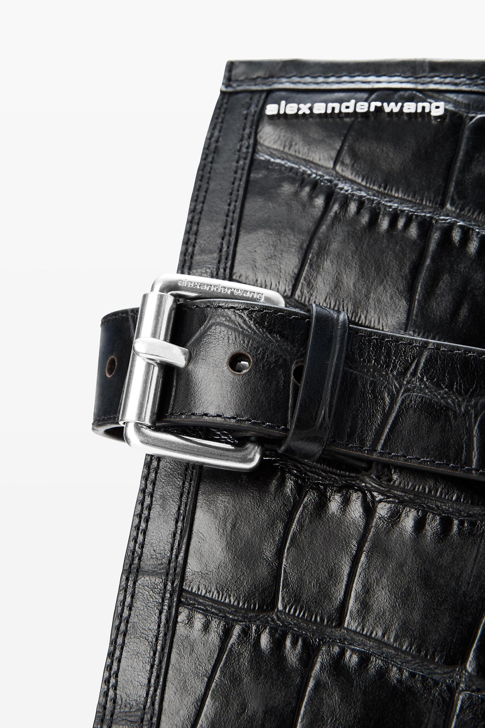 Diablo Open Back Tall Boot In Leather Product Image