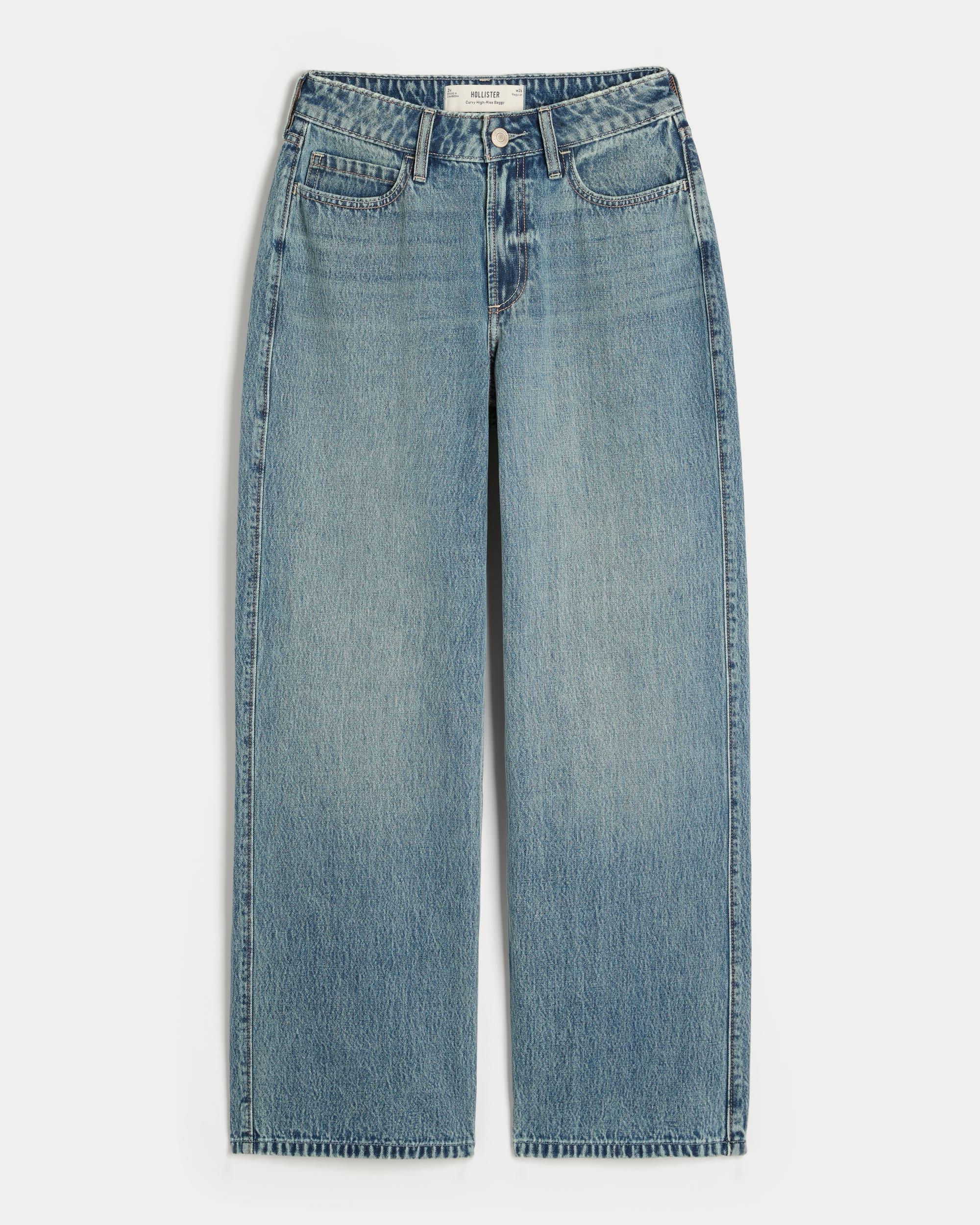 Curvy High-Rise Baggy Jeans Product Image
