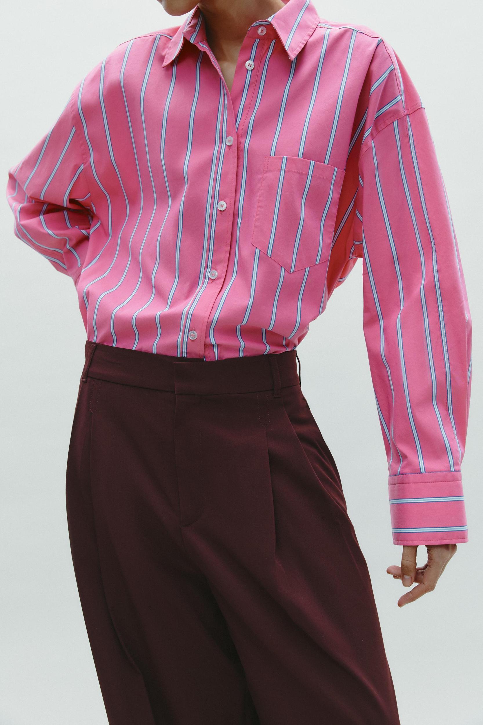 OVERSIZED STRIPED SHIRT Product Image