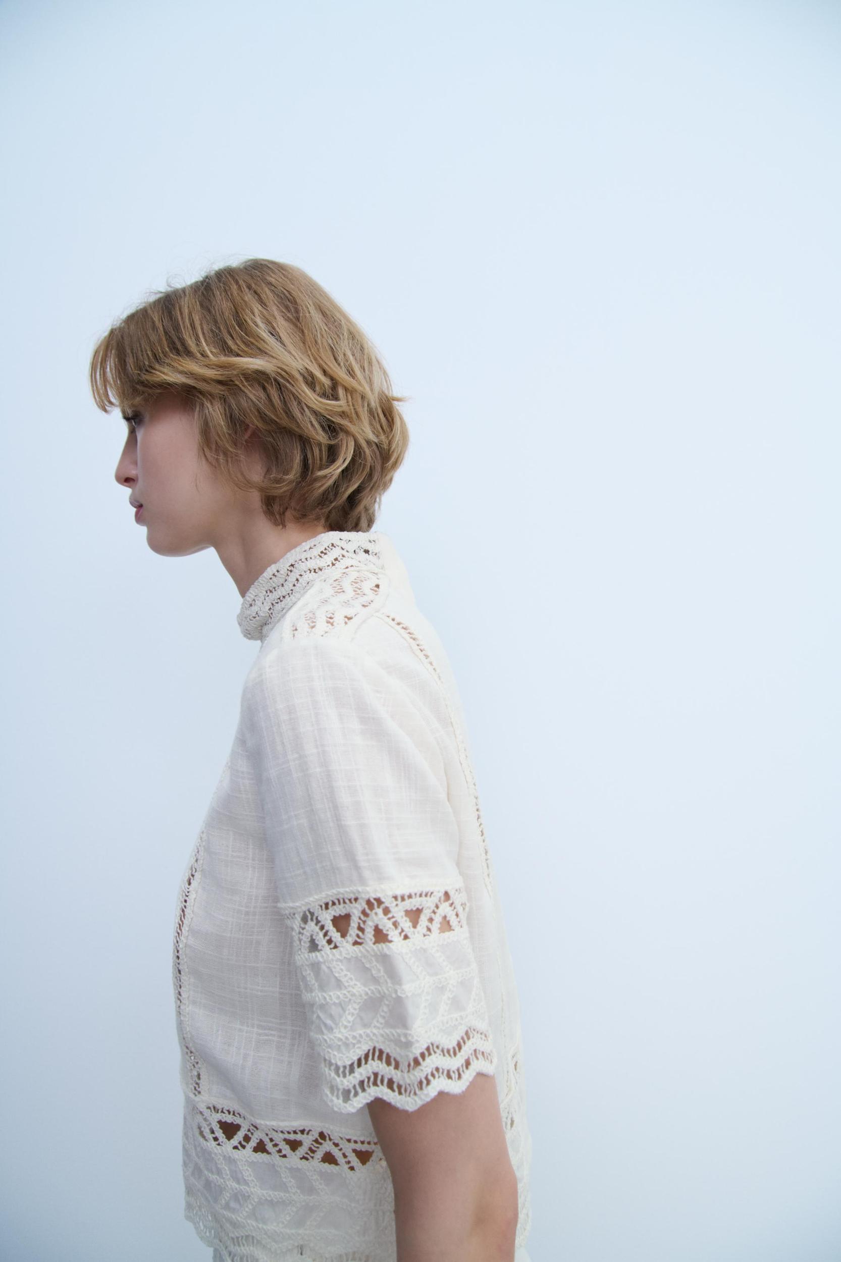 CROCHET SHIRT ZW COLLECTION Product Image