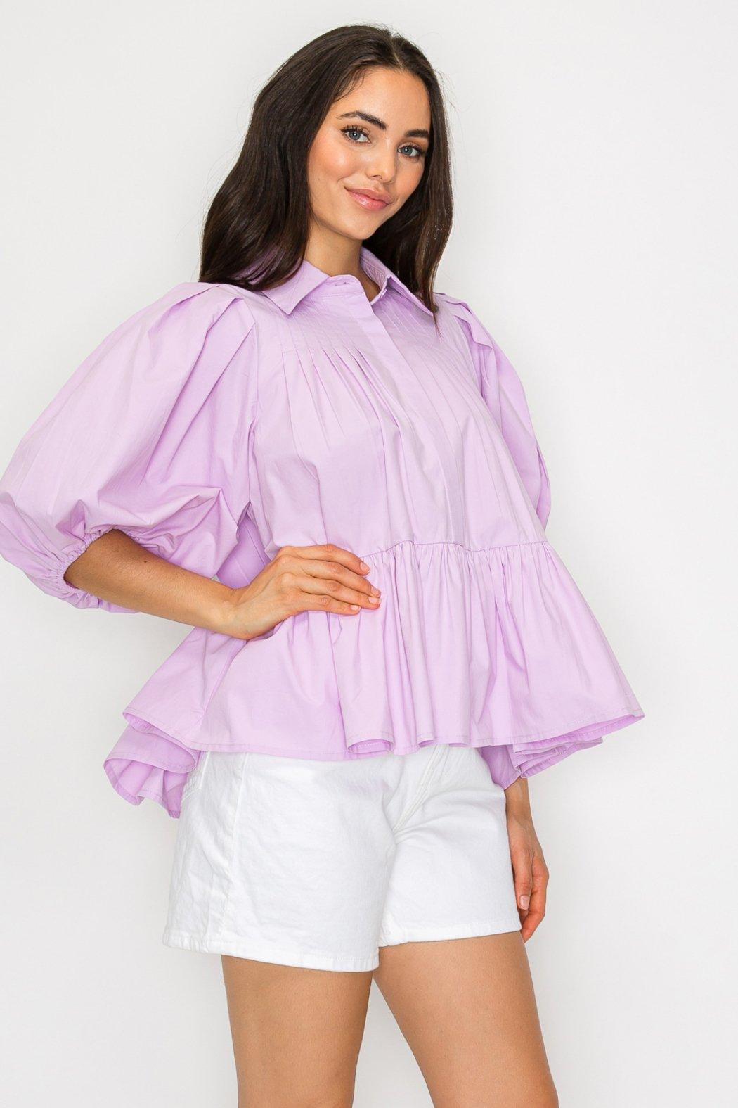 Lavender Breeze Blouse Product Image