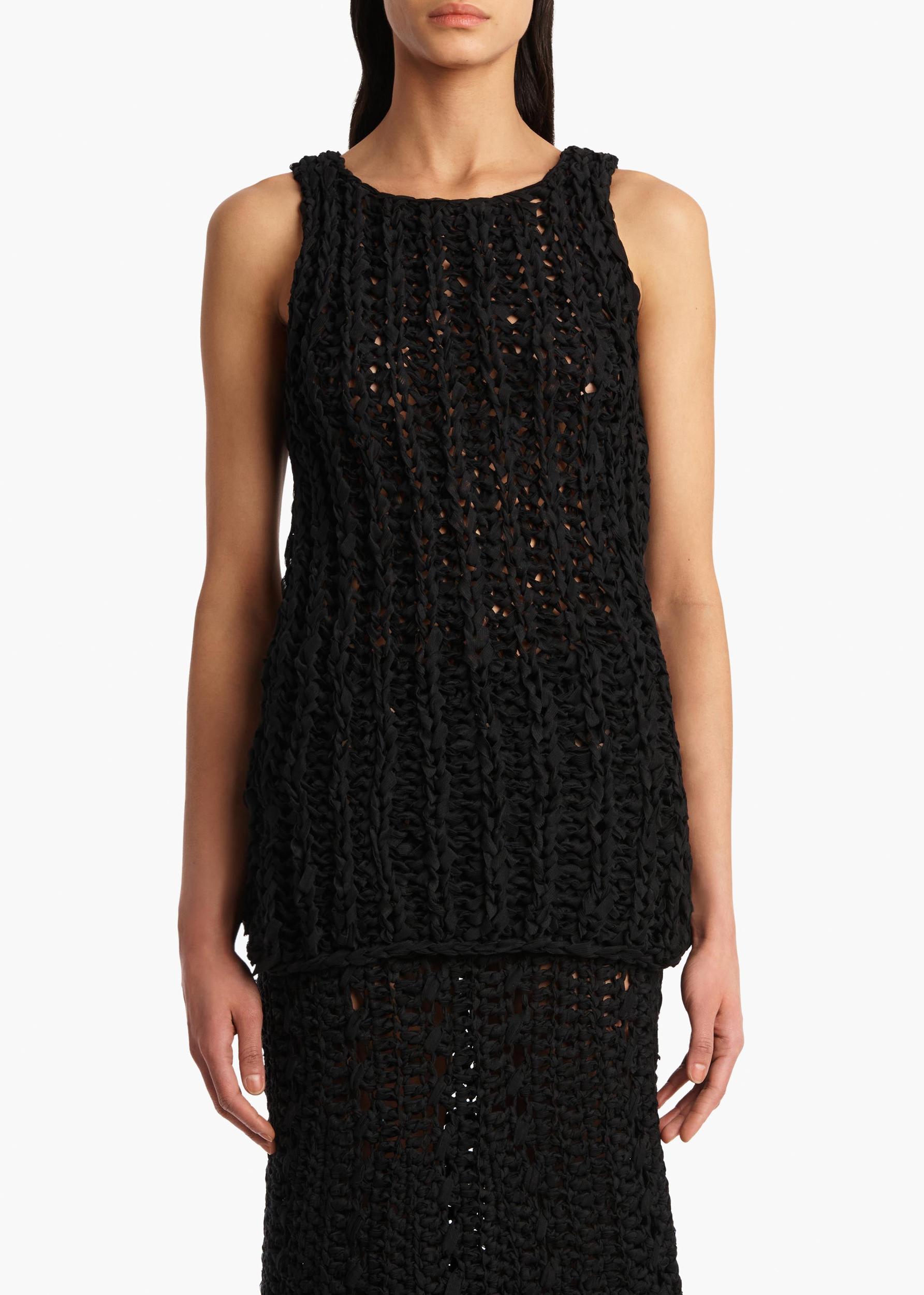 Evita Top in Black Product Image