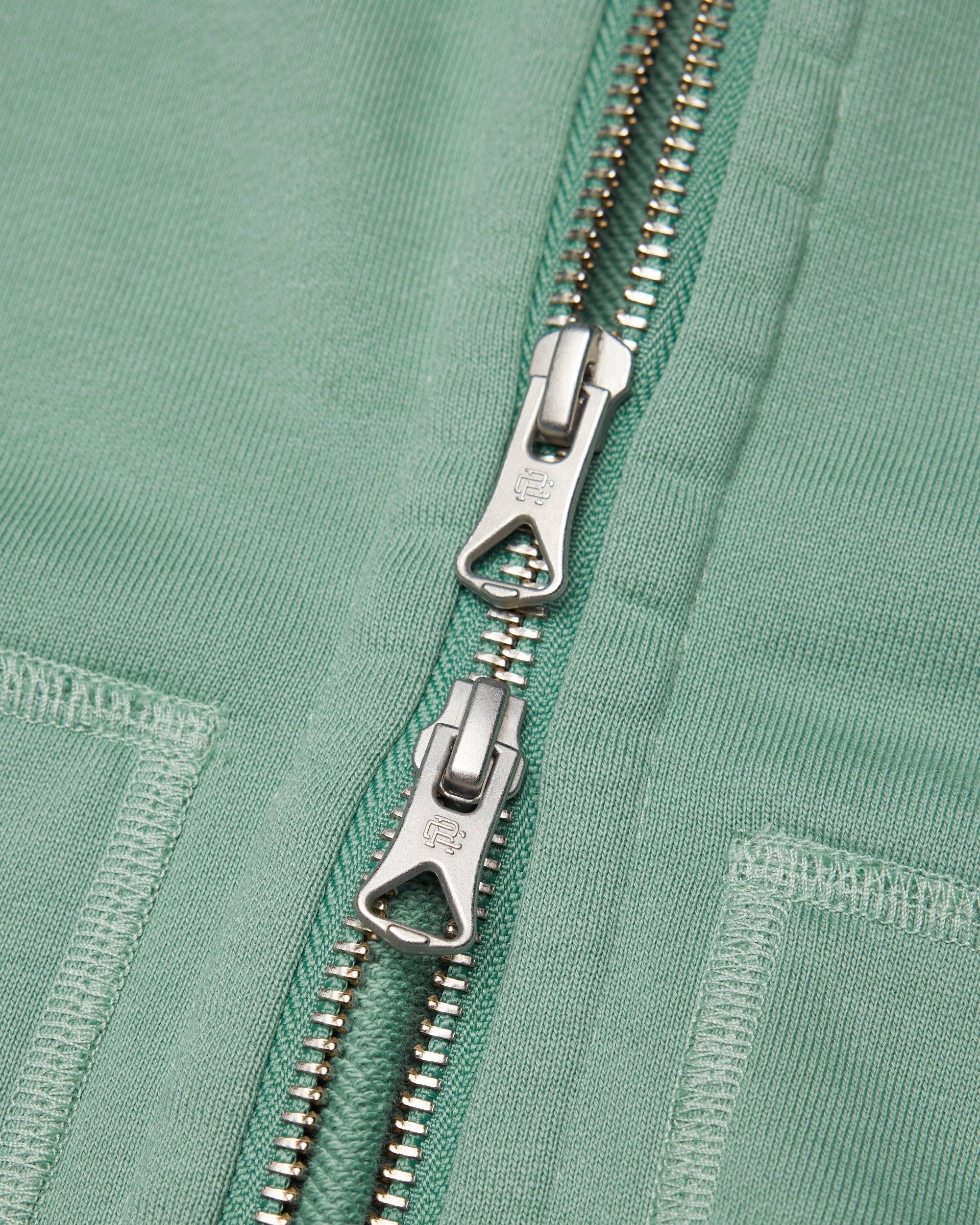 Midweight Terry Relaxed Zip Hoodie Male Product Image