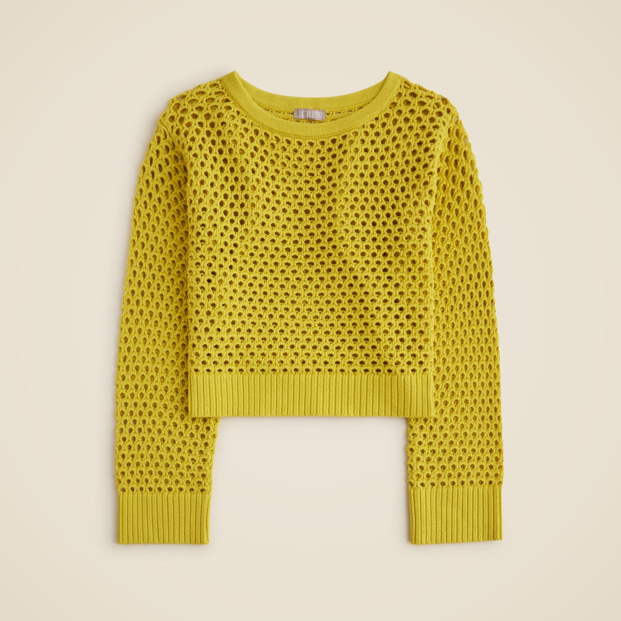 Pointelle boatneck sweater Product Image