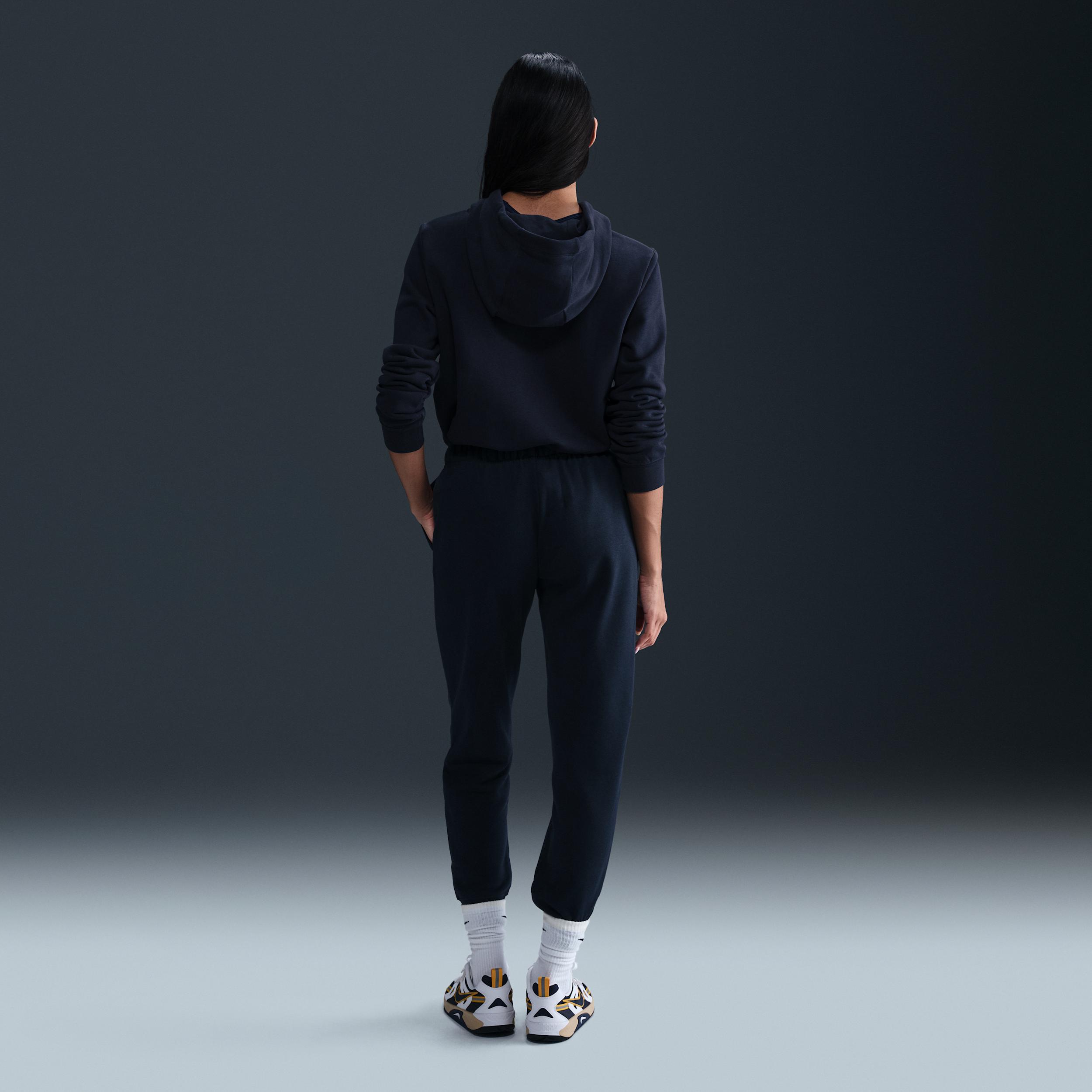Womens Nike Sportswear Club Fleece Mid-Rise Jogger Pants | DQ5191-010 Product Image
