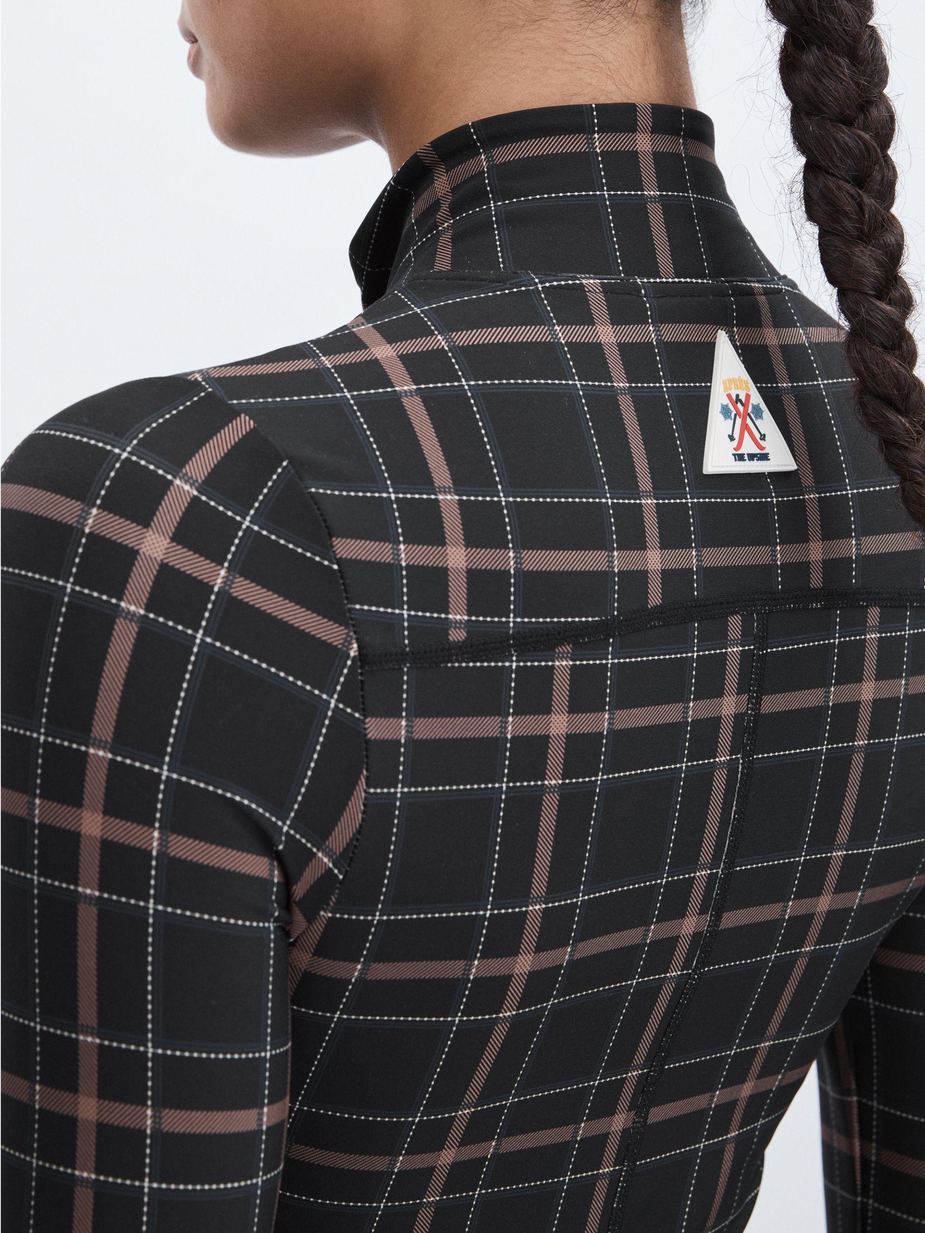 The Upside Belted Check Jumpsuit in Black Check Product Image