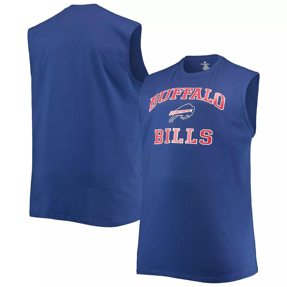 Men's Royal Buffalo Bills Big & Tall Muscle Tank Top, Size: XLT, Blue Product Image