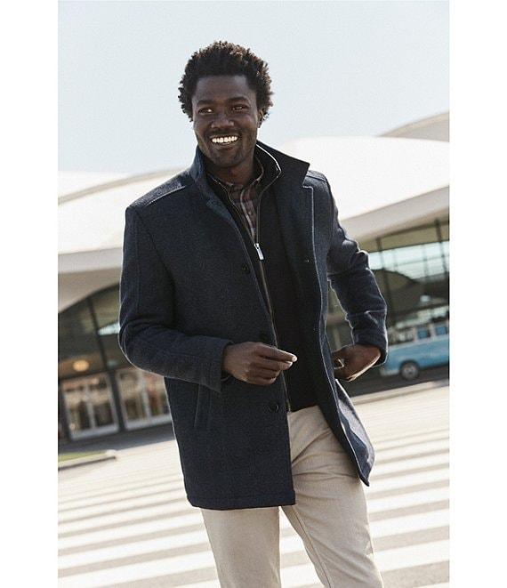 Johnston & Murphy Upton Wool Blend Car Coat Product Image