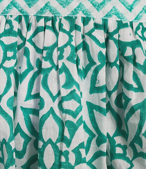 Ro's Garden Nevada V-Neckline Tiered Ruffled A-Line Maxi Dress Product Image