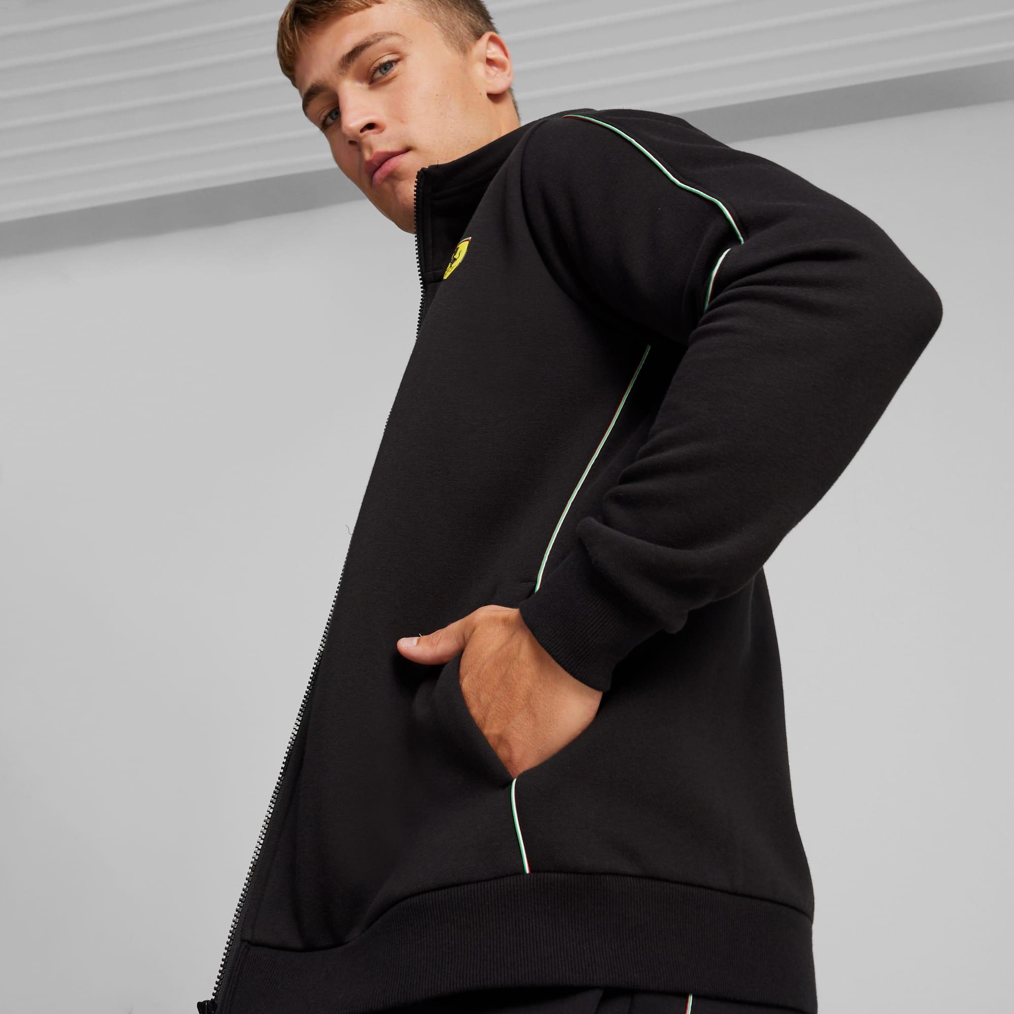 Scuderia Ferrari Men's Motorsport Race Hooded Sweat Jacket Product Image