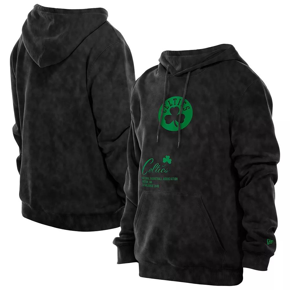 Men's New Era Black Boston Celtics Logo Select Premium Pullover Hoodie,  Product Image