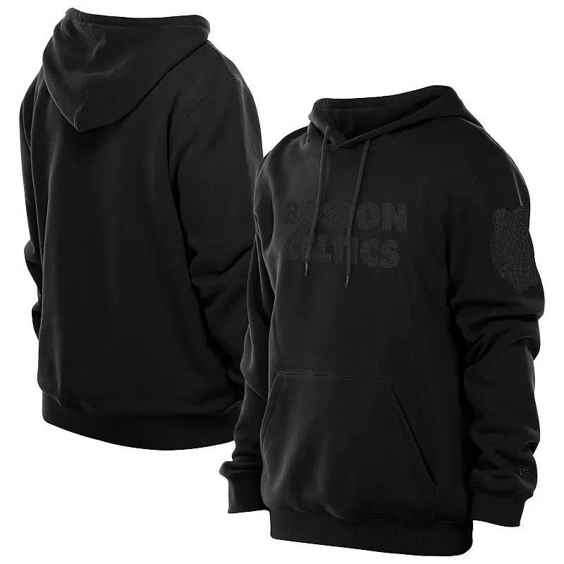 Men's New Era Black Boston Celtics Logo Select Premium Pullover Hoodie,  Product Image