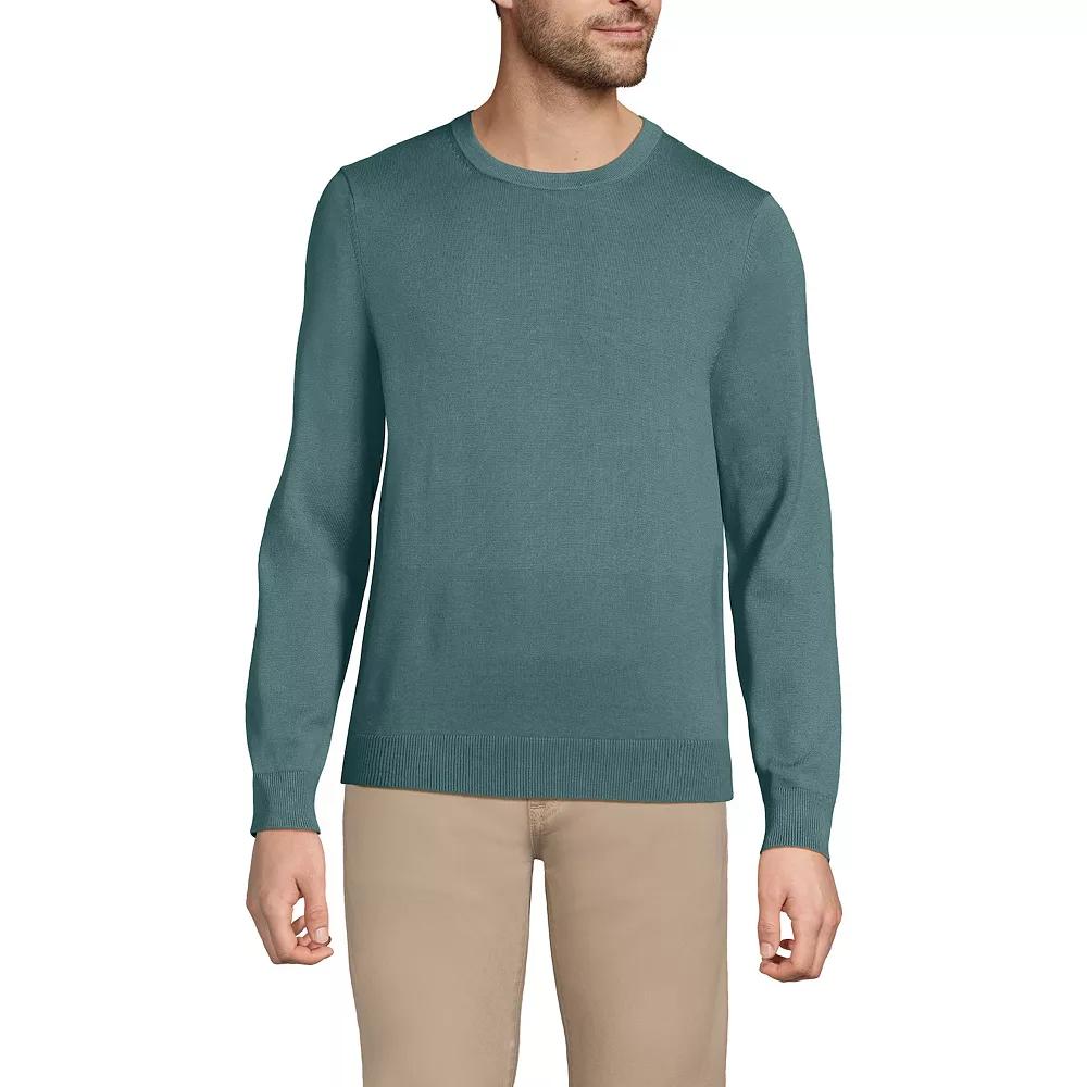Big & Tall Lands' End Fine Gauge Crewneck Sweater, Men's,  Product Image