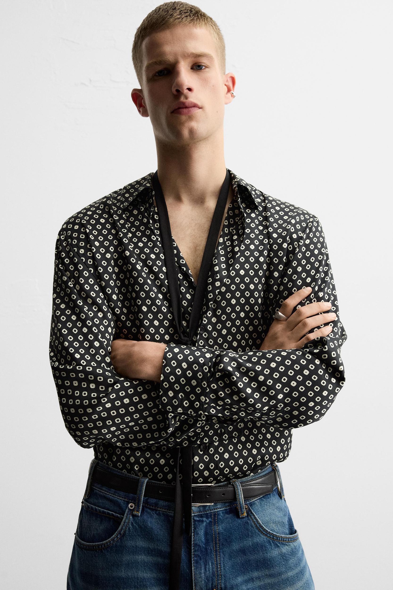 GEOMETRIC PRINT SHIRT LIMITED EDITION Product Image