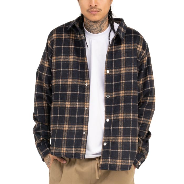 Pro Club Men's Heavyweight Flannel Shirt Jacket Product Image