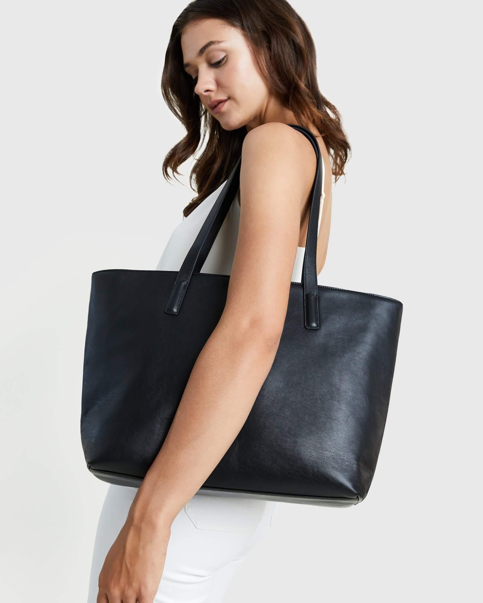 Quince | Women's Classic Italian Leather Tote Bag Product Image