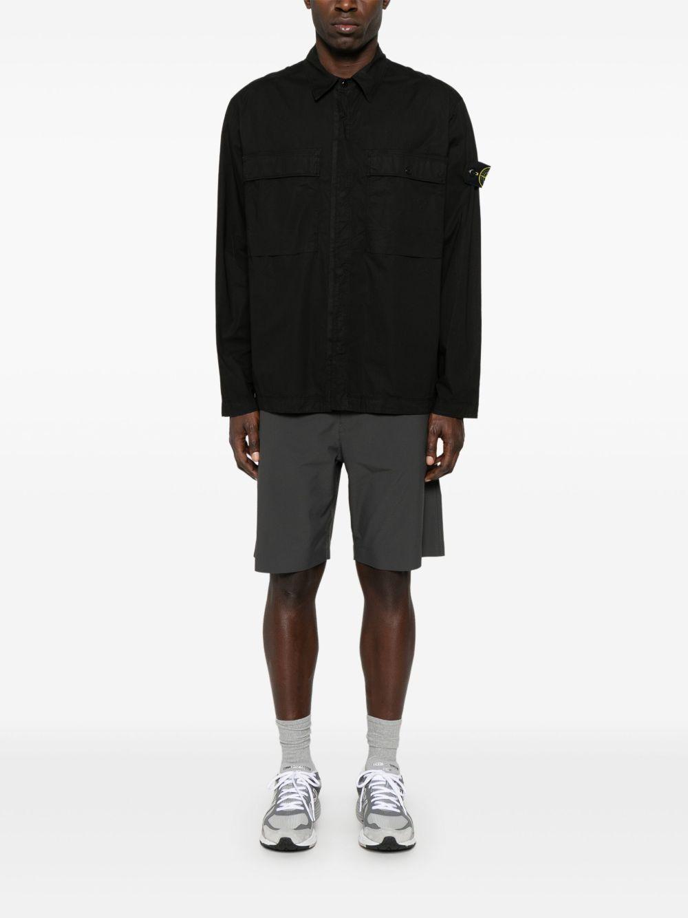 Compass-badge shirt jacket Product Image