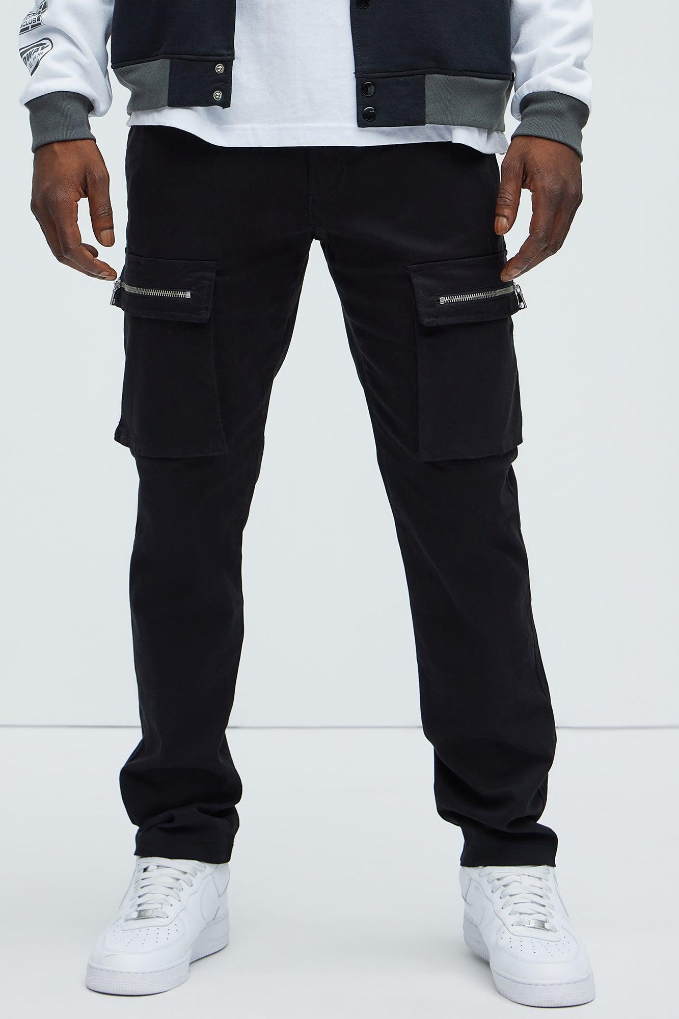 Walk it Slim Cargo Pants - Black Product Image