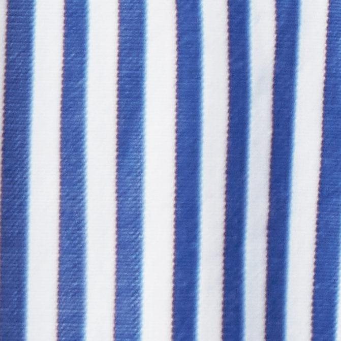 STRIPED A-LINE MIDI DRESS Product Image