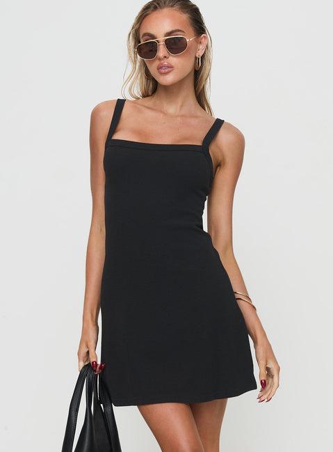 De Santis Mini Dress Black Product Image