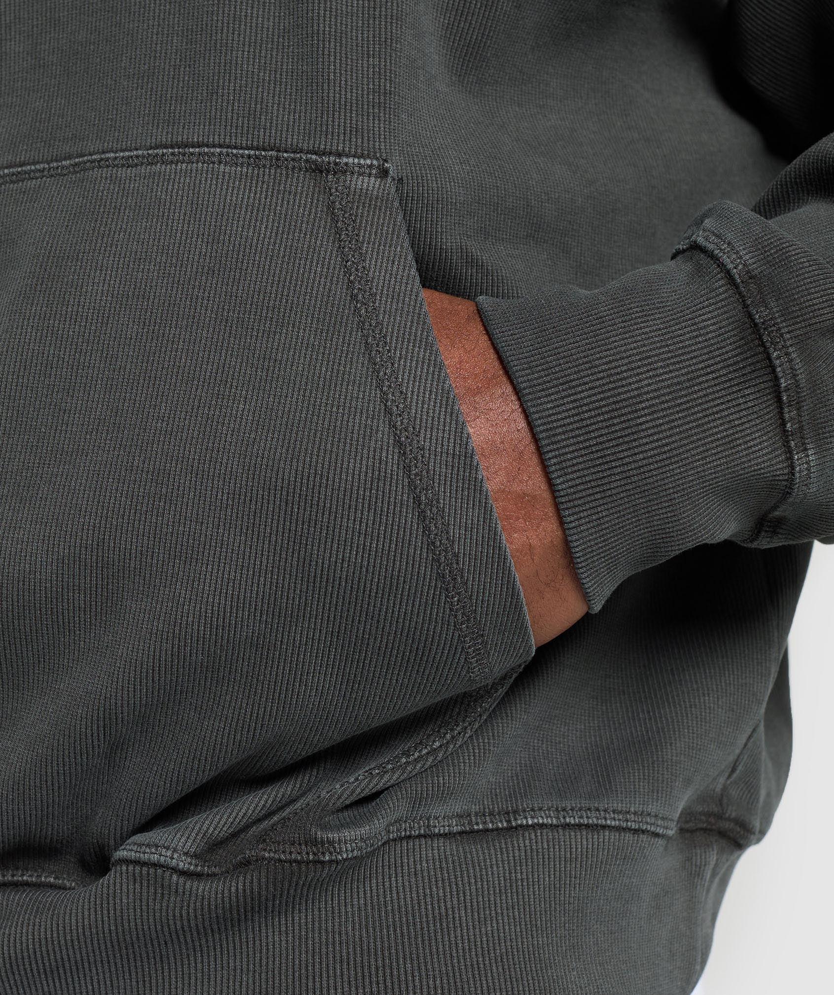 Heavyweight Rib Hoodie Product Image