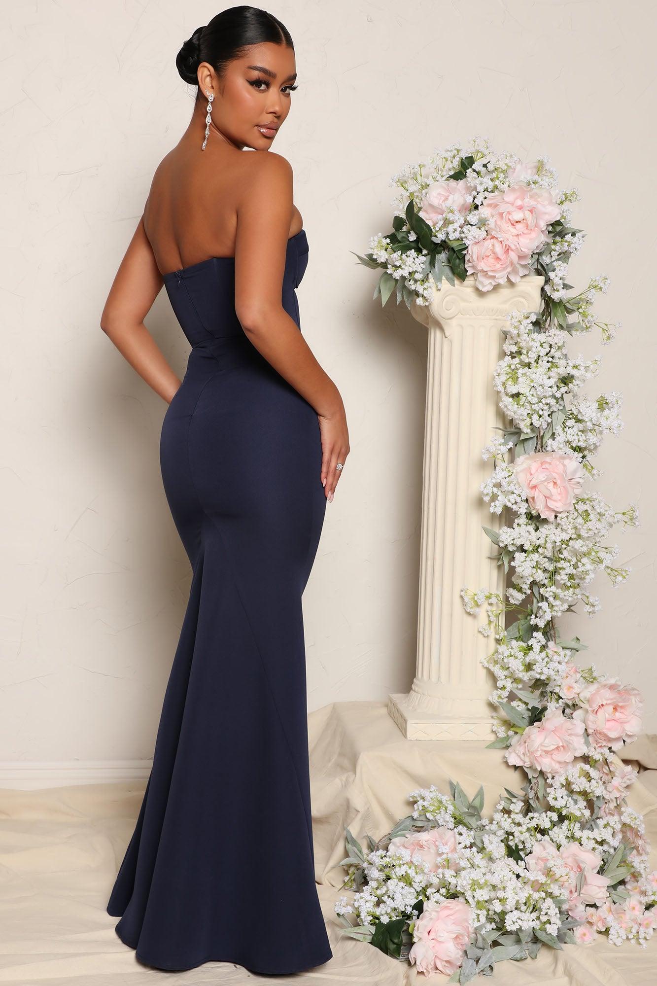 Rikki Maxi Dress - Navy Product Image