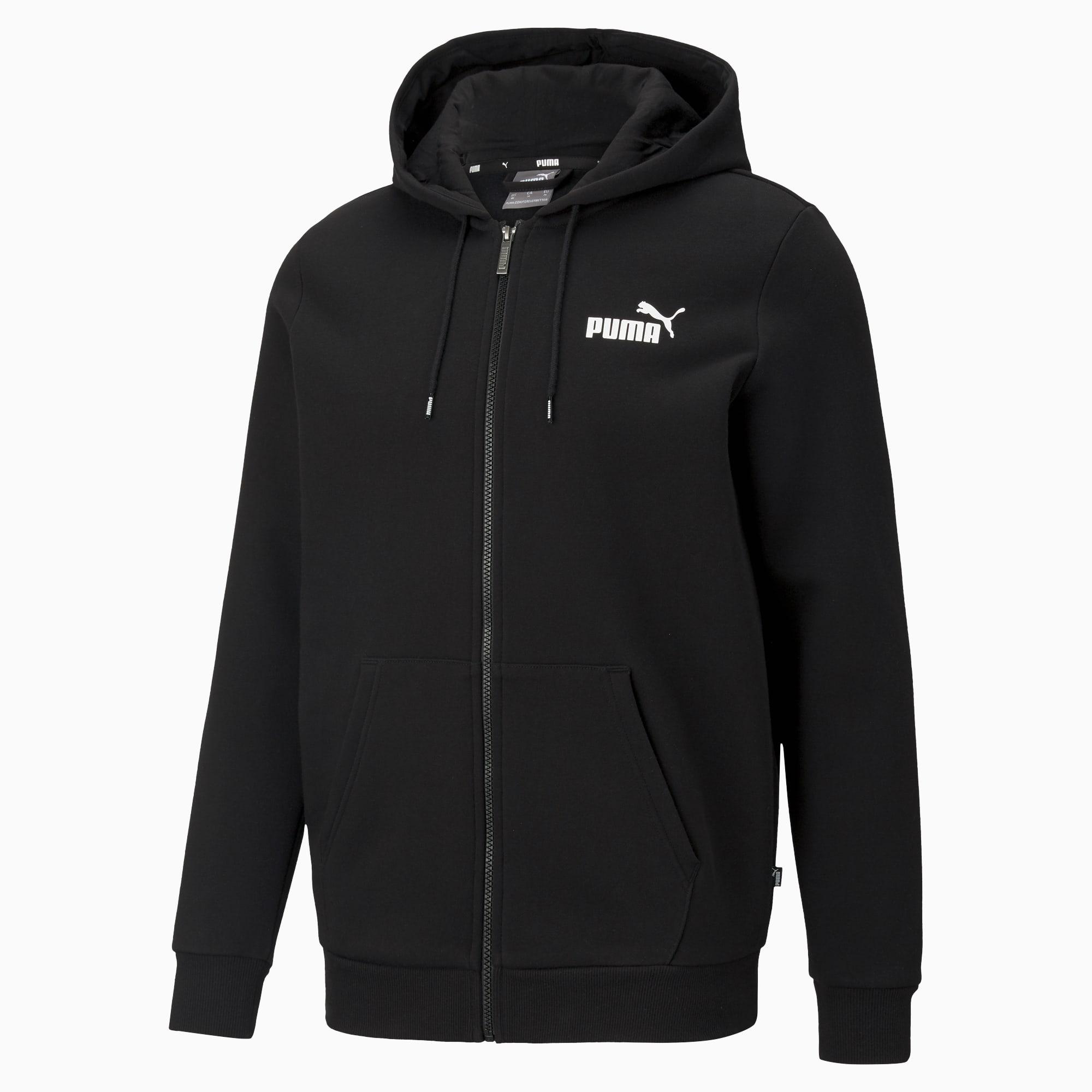 Essentials Full-Zip Logo Hoodie Men Product Image