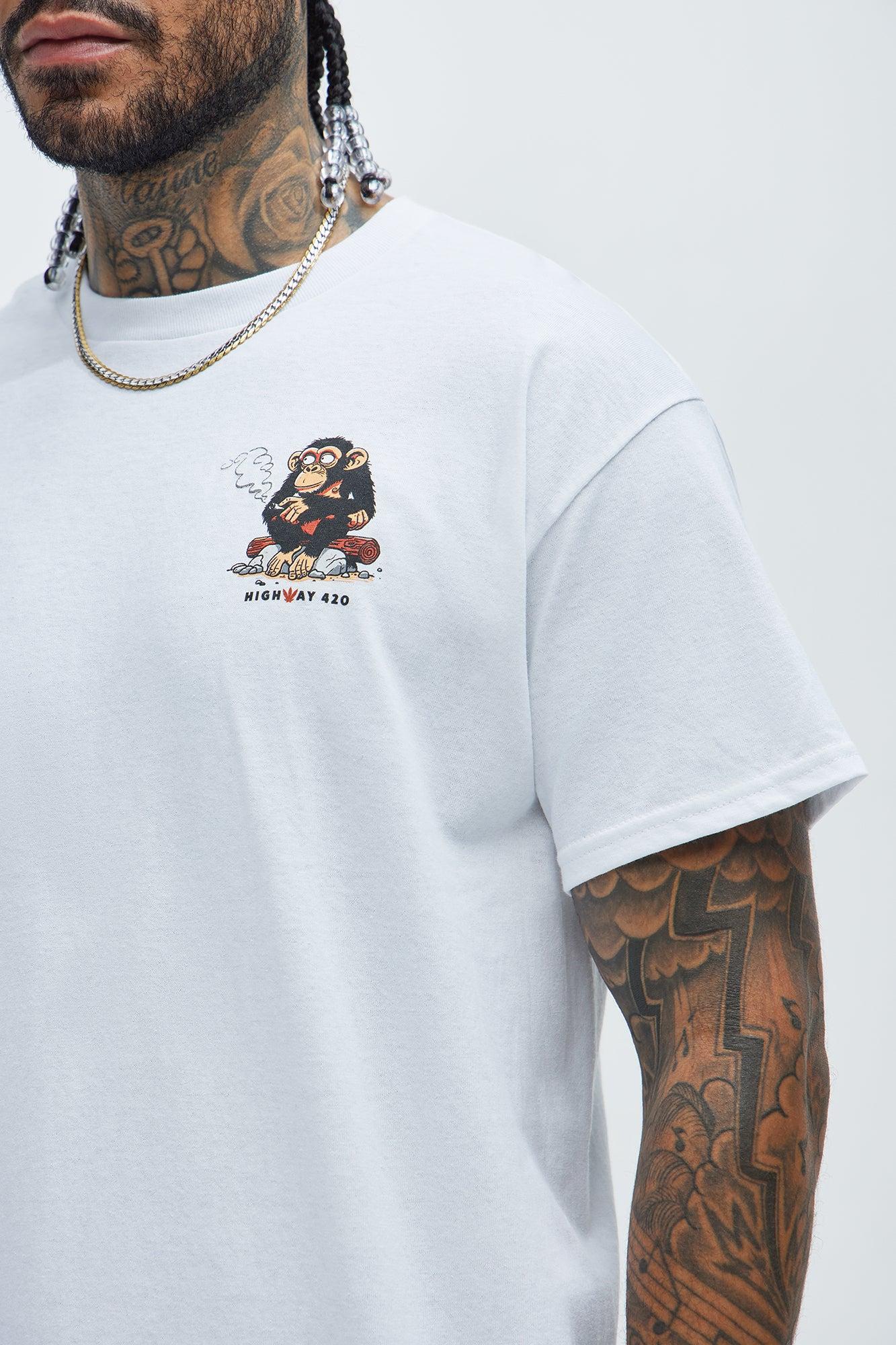 Stoned Age Short Sleeve Tee - White Product Image