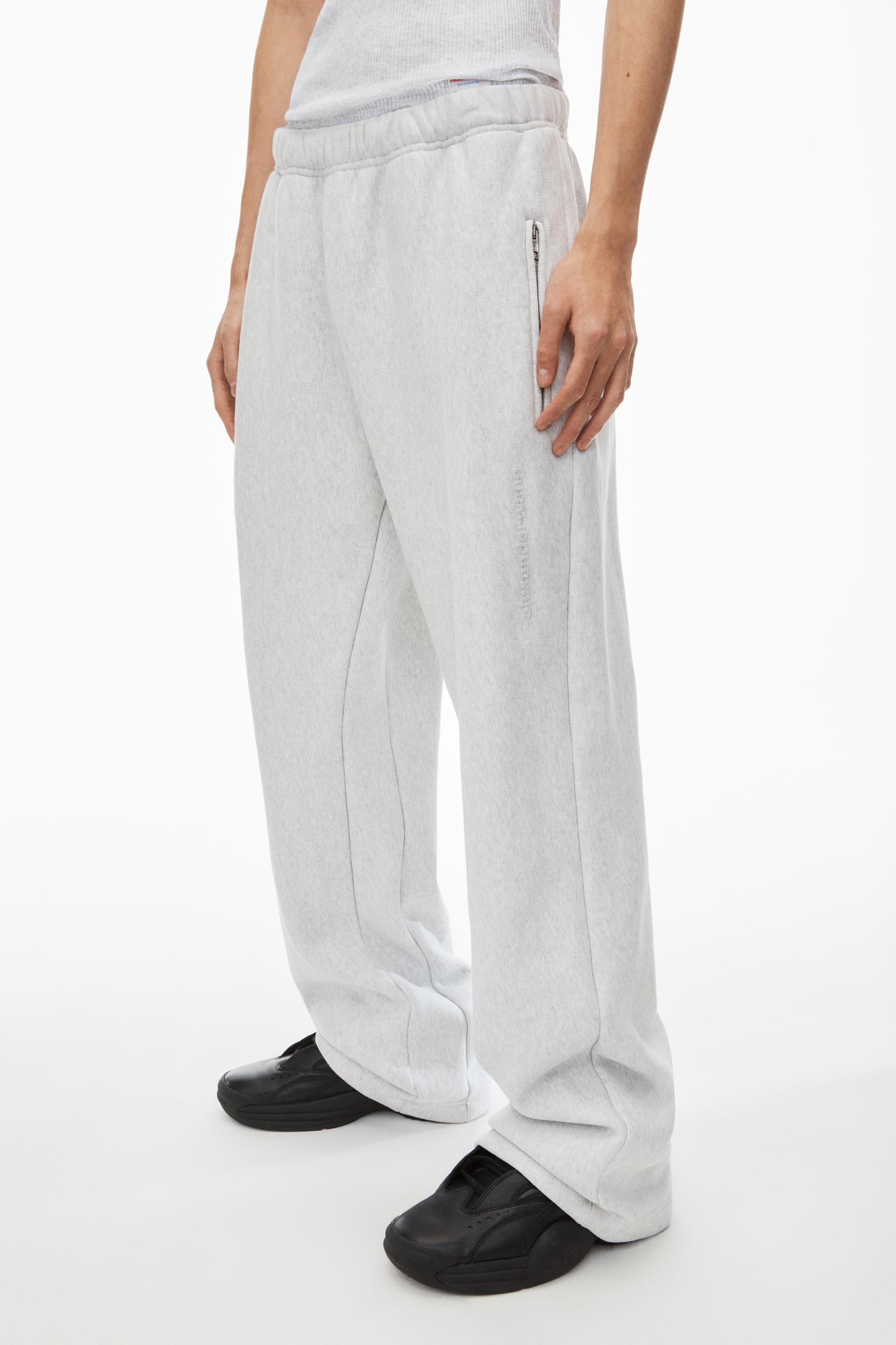 Logo Embroidered Oversized Sweatpants In Heavy Cotton Terry Product Image