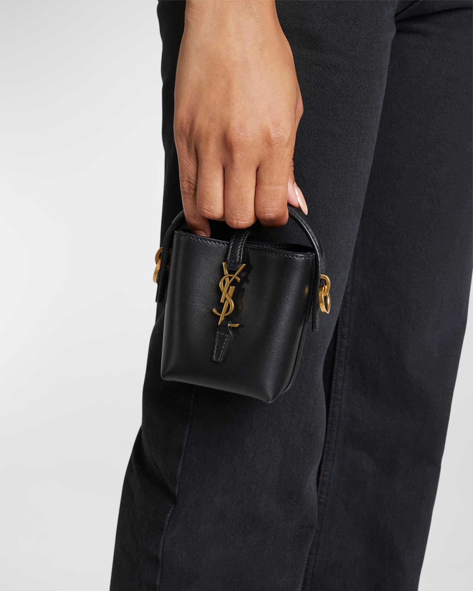 Le 37 Micro YSL Leather Bucket Bag Product Image