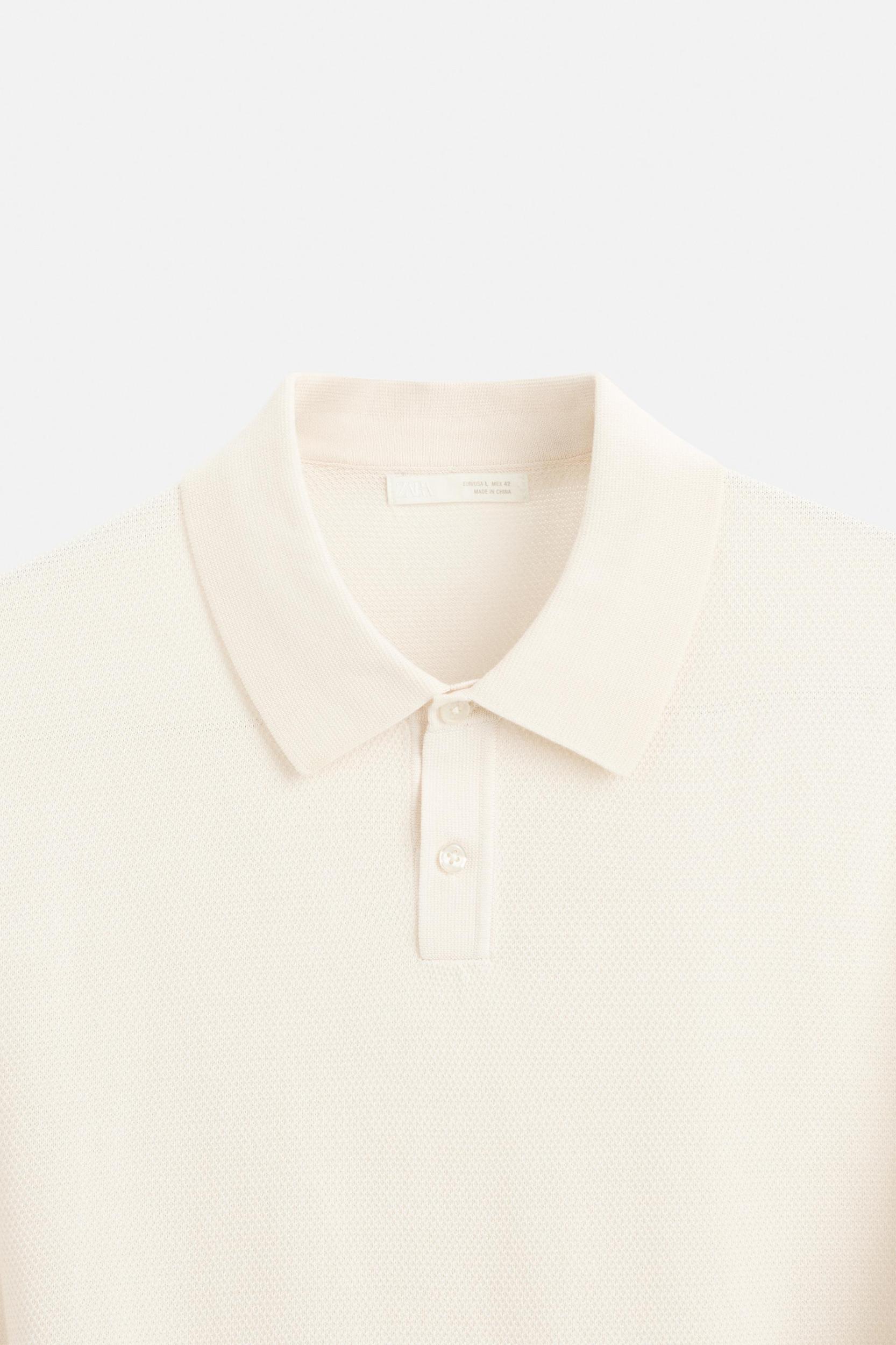 PIQUÉ TEXTURED POLO SHIRT Product Image