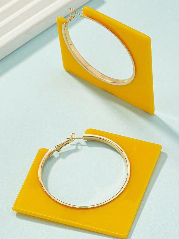 Normcore Geometric Drop Earrings Product Image