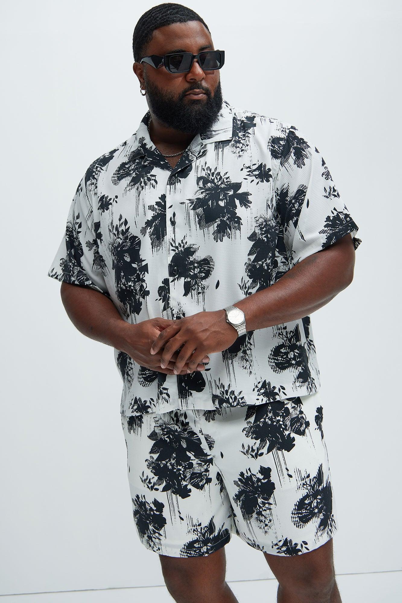 Luna Flor Textured Shirt - Black/combo Product Image