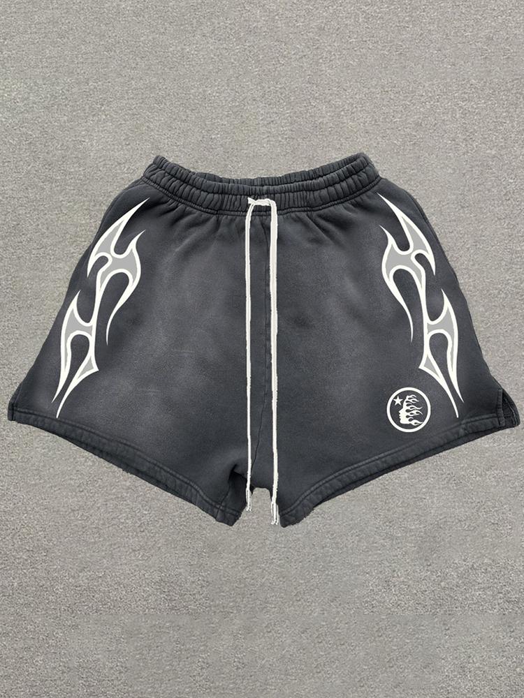 Men's Vintage Graphic Streetwear Basketball 5 inch Shorts Product Image