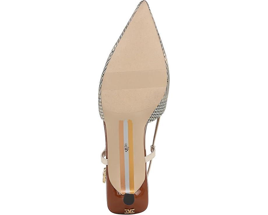 Khloe Pointed Toe Slingback Kitten Heel Product Image
