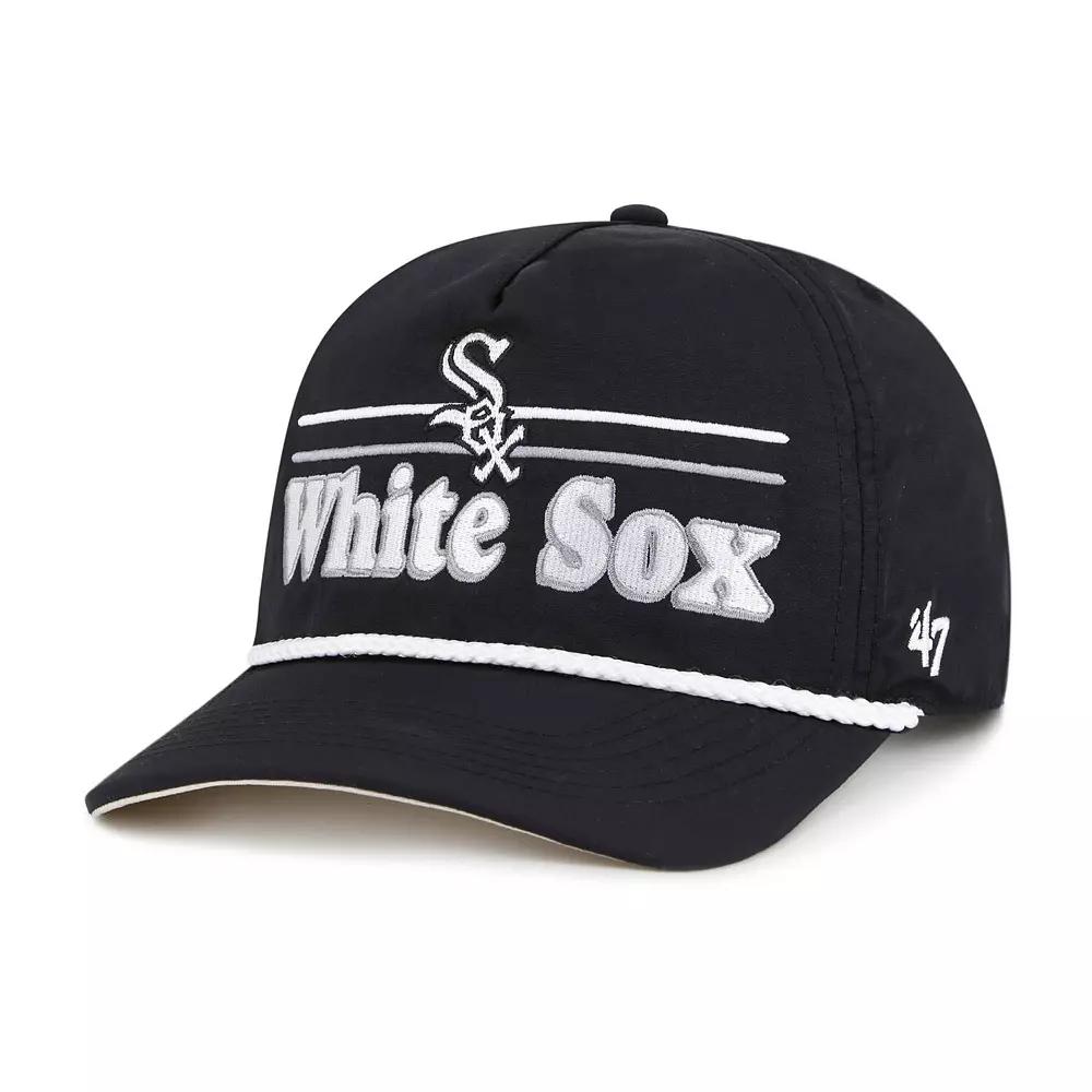 Men's '47 Black Chicago White Sox Campscape Hitch Adjustable Hat Product Image