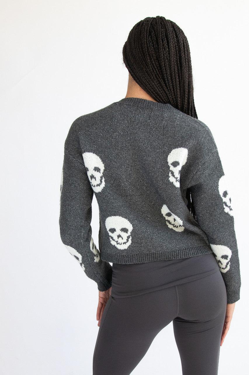Skull Pullover Sweater Product Image