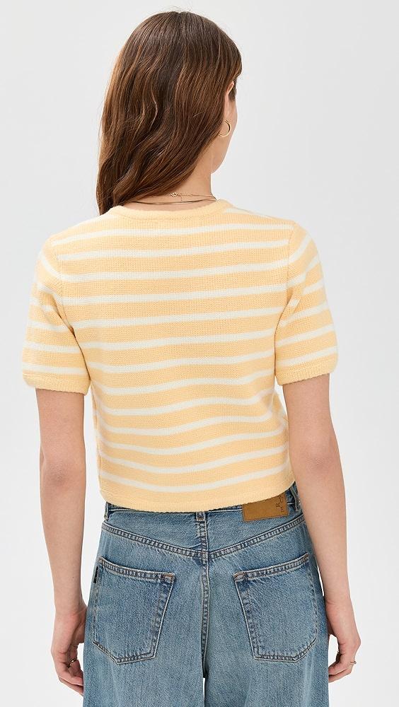 English Factory Knit Striped Sweater Cardigan | Shopbop Product Image