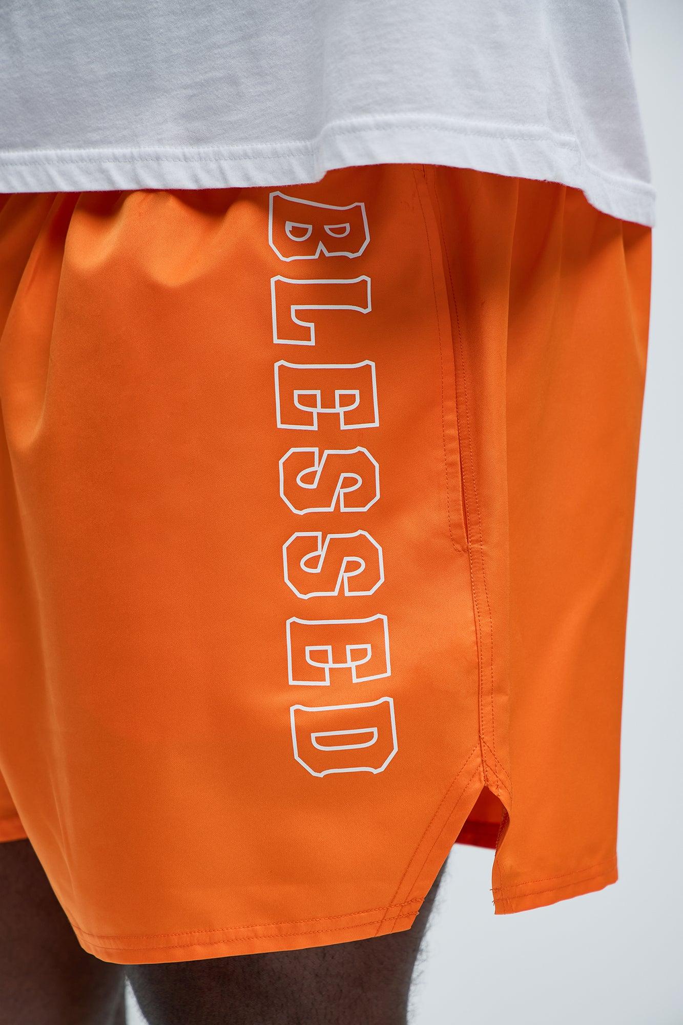 Blessed Swim Mid Trunk - Orange Product Image