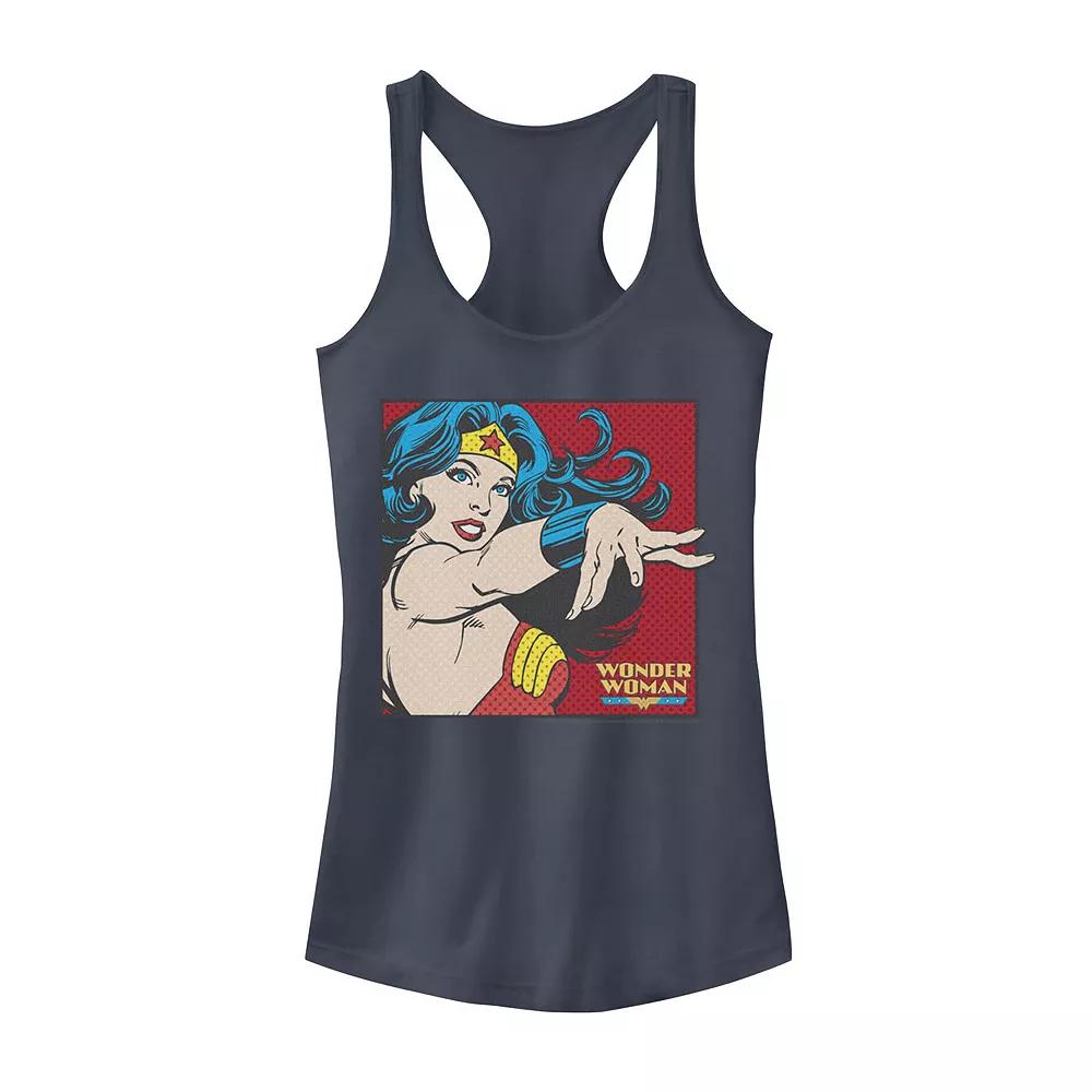 Juniors' DC Comics Wonder Woman Pop Art Portrait Tank Top, Girl's,  Product Image