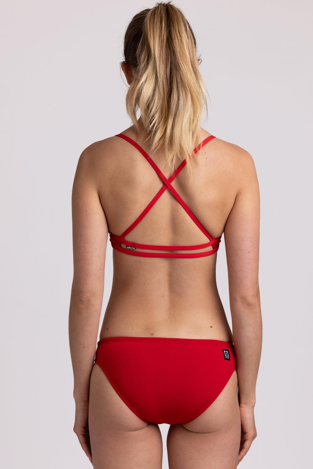 Tiffany Bikini Bottom - Red Female Product Image