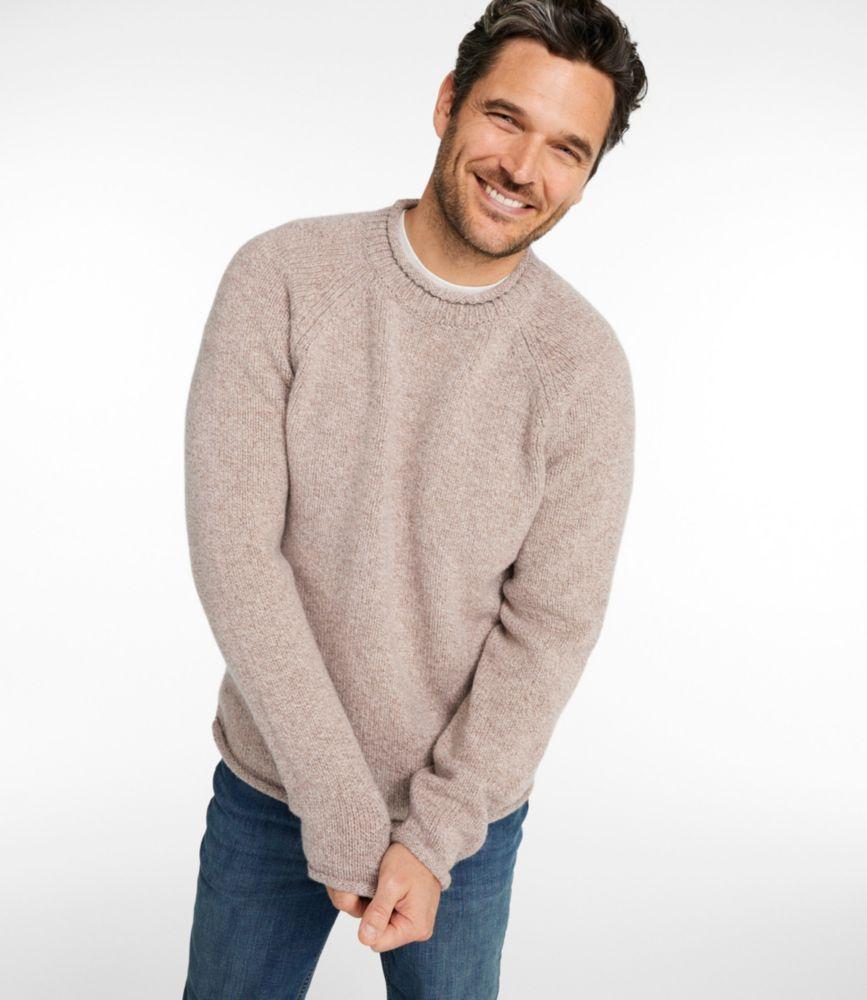 Men's Bean's Classic Ragg Wool Sweater, Rollneck Product Image
