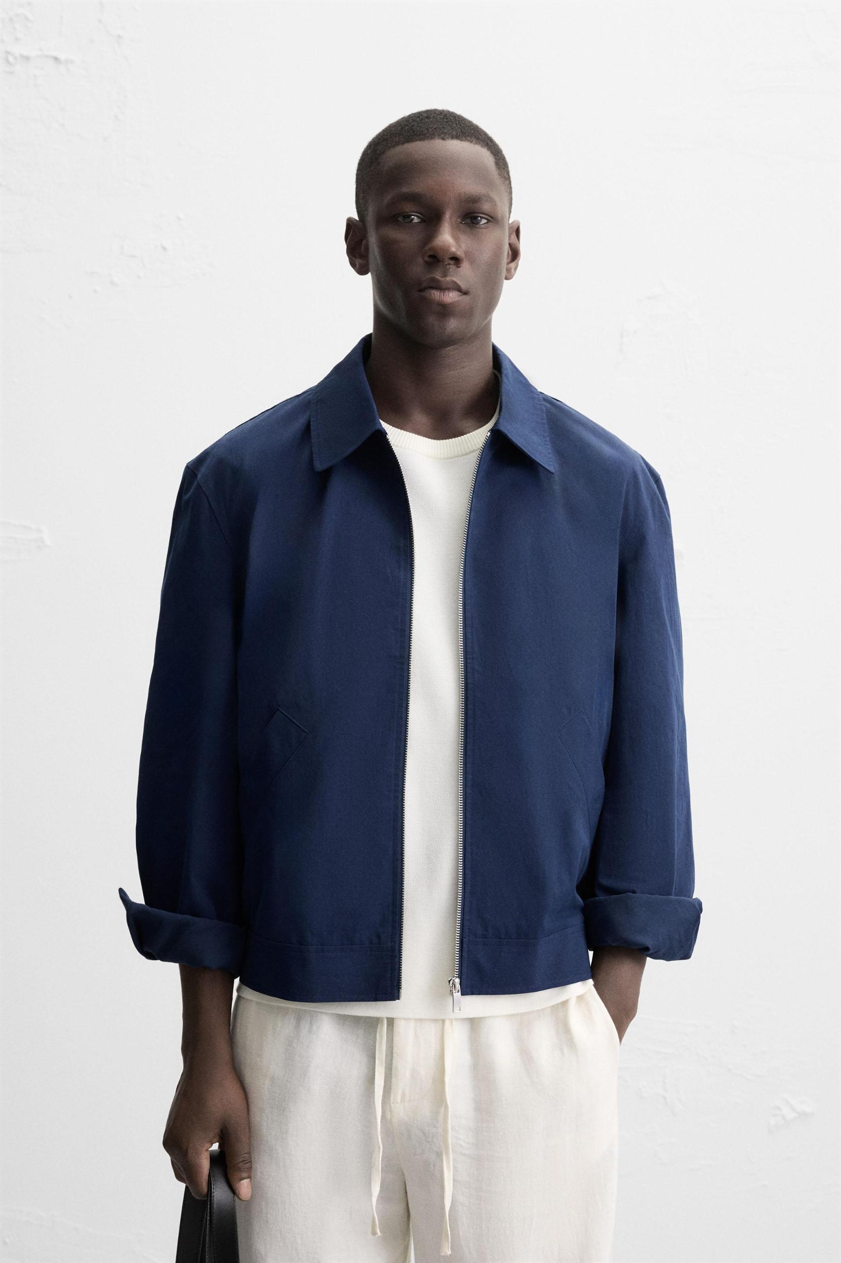 REGULAR FIT BOMBER JACKET Product Image