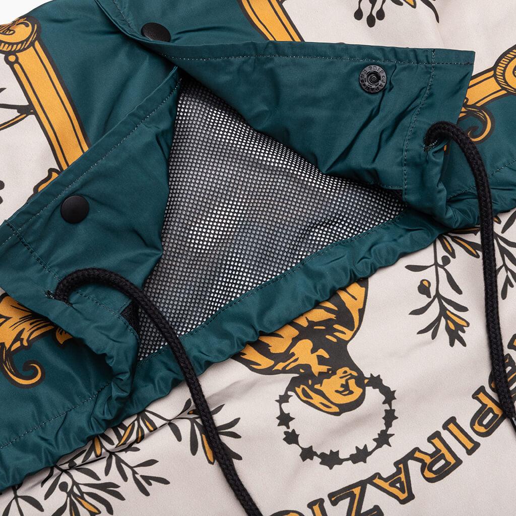 Lorenzo Coach Jacket - Dark Green Male Product Image