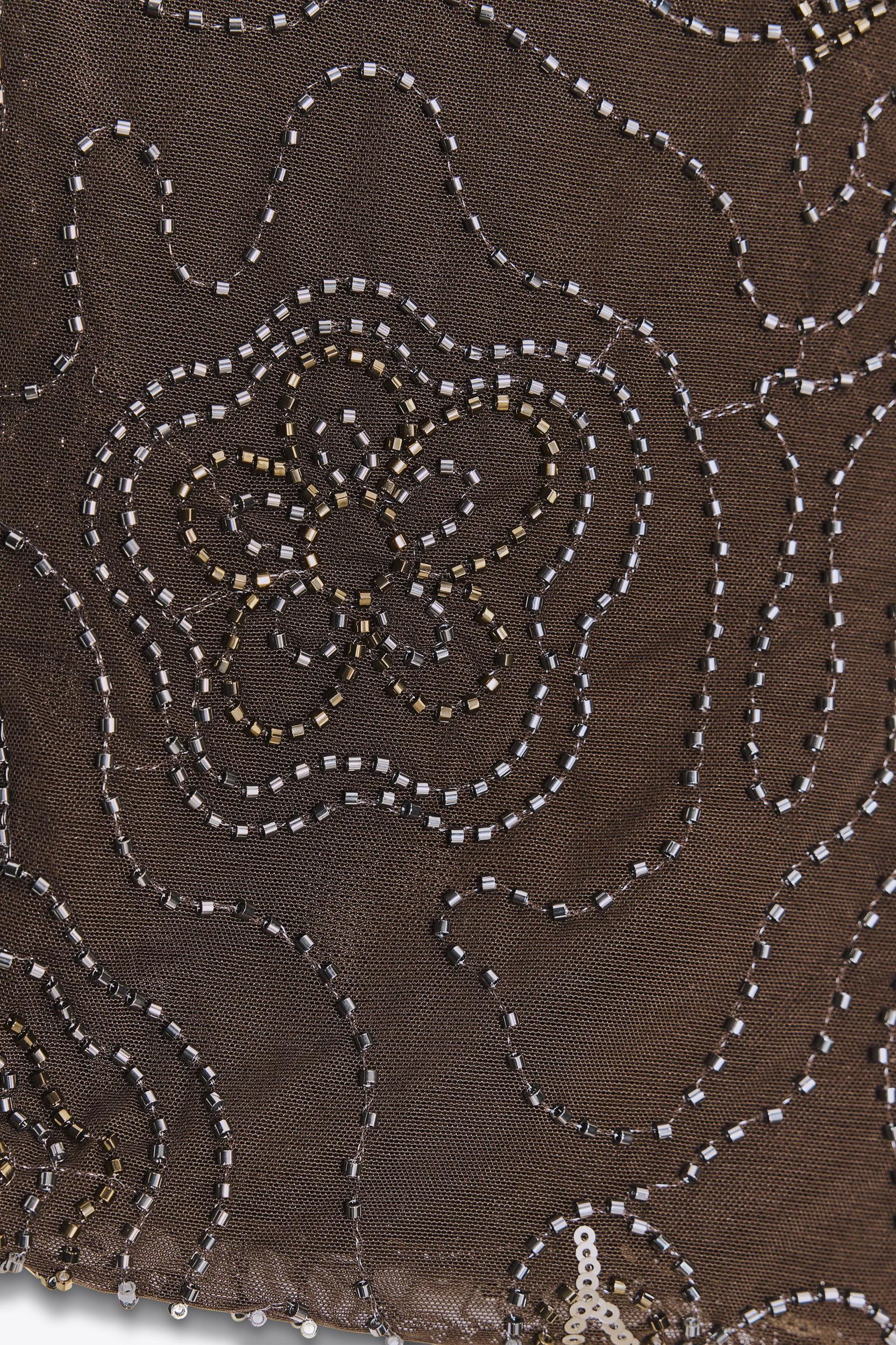 BEADED SCARF TOP Product Image