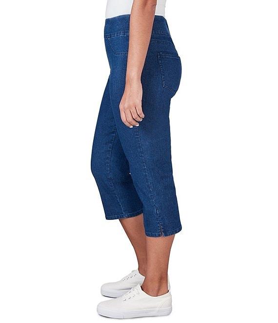 Ruby Rd. Stretch Pull-On Capri Denim Jeans Product Image