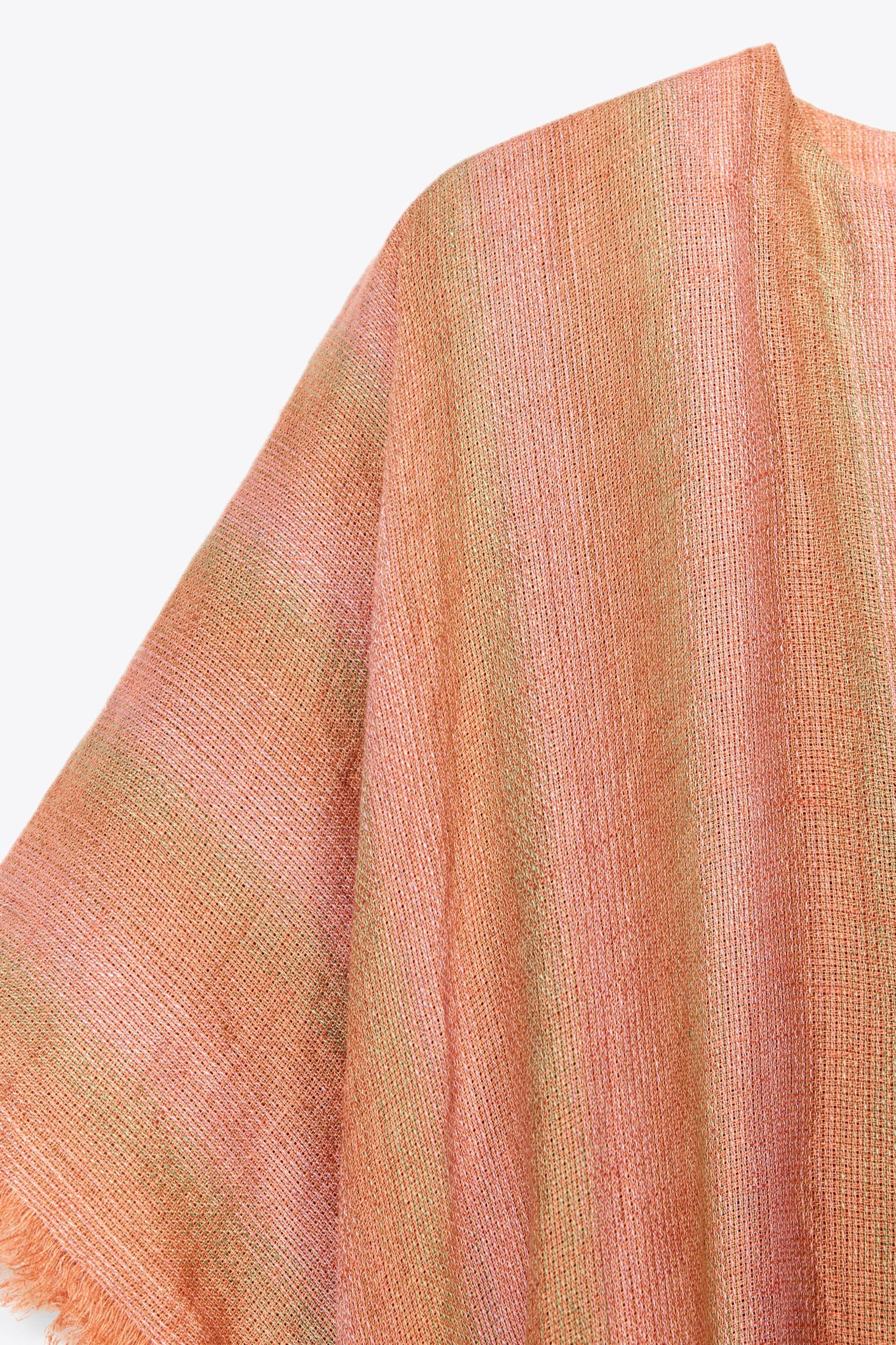 100% LINEN MULTI-POSITION KAFTAN DRESS ZW COLLECTION Product Image